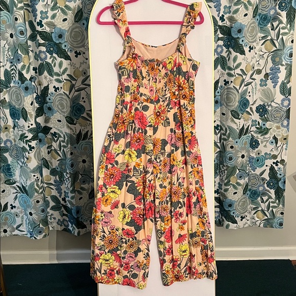 Baltic born Floral Jumpsuit with Ruffle Straps - Picture 4 of 5